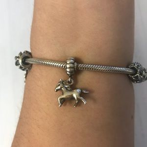 Auth. Pandora Free Spirit Horse